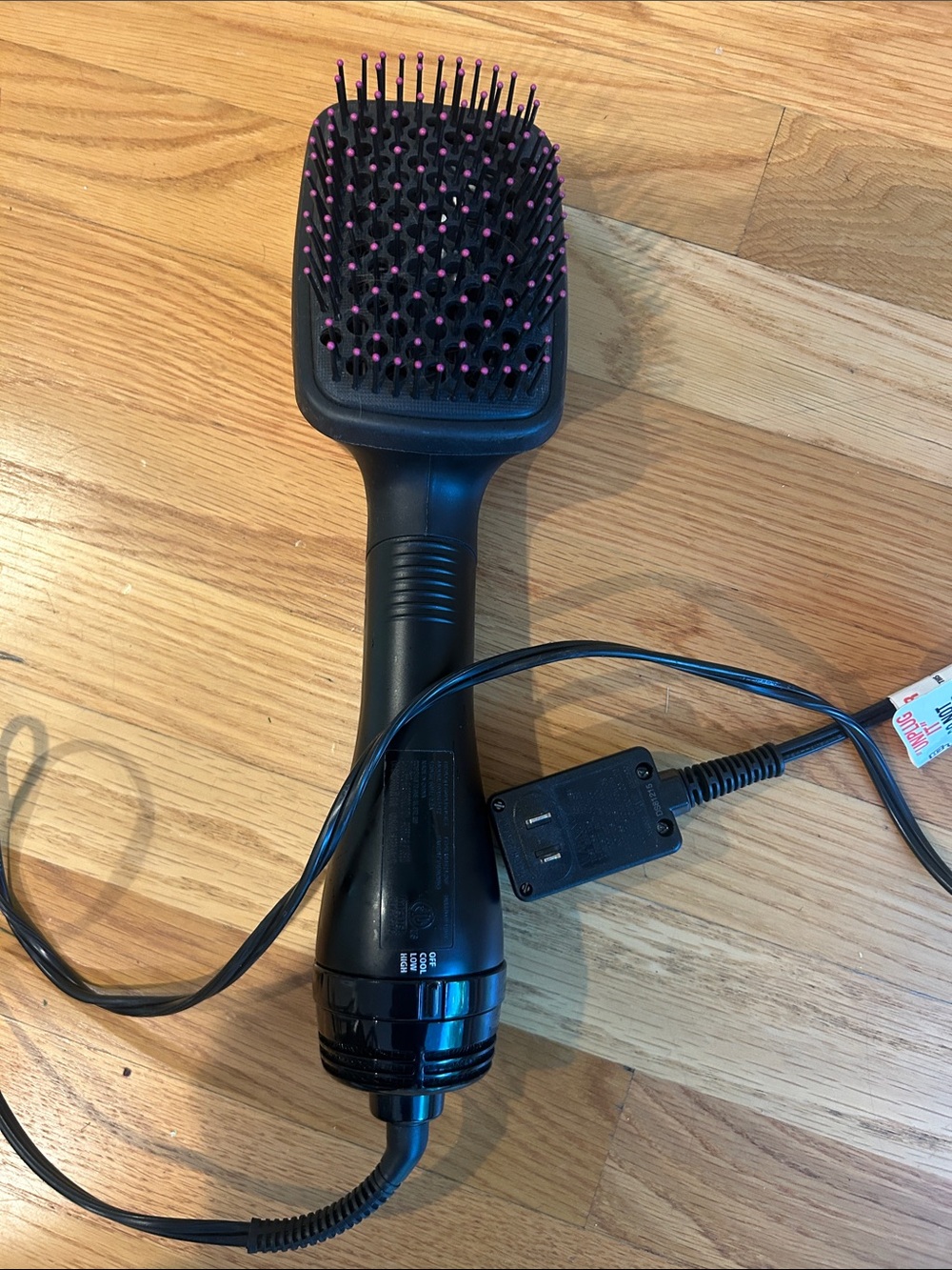 Revlon Black and Pink Corded Styling Brush